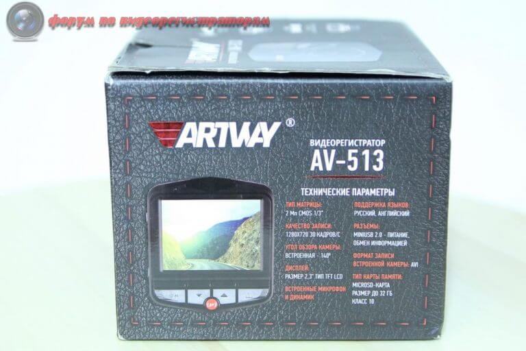 obzor byudzhetnogo videoregistratora artway av 513 29