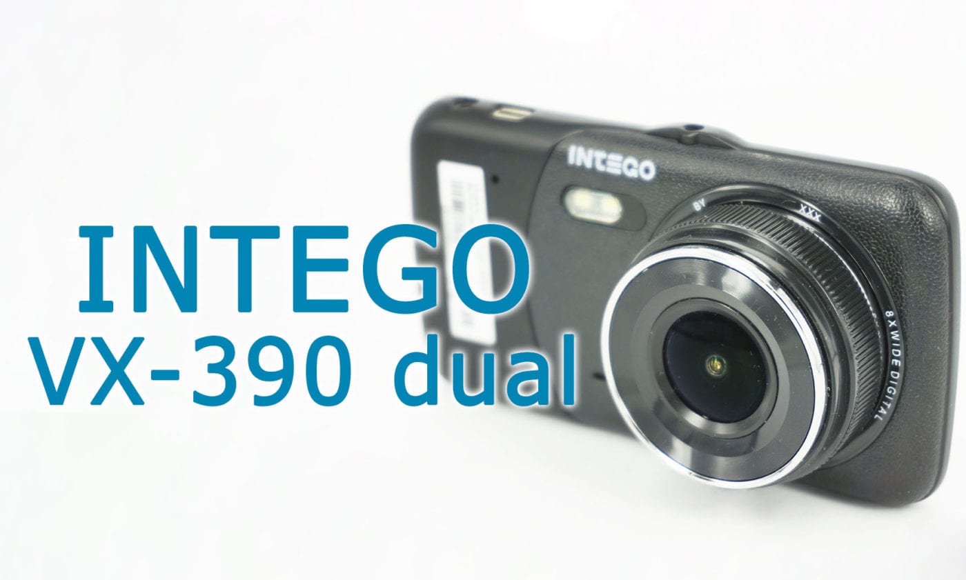 Обзор INTEGO VX-390 Dual. Двухканальный регистратор до 6 тыс.