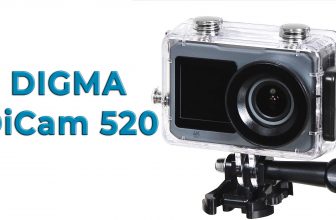 Обзор 4k экшн-камеры DIGMA DiCam 520
