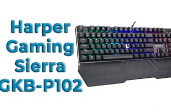 Игровая клавиатура Harper Gaming Sierra GKB-P102 на синих свитчах и с адаптивной подсветкой