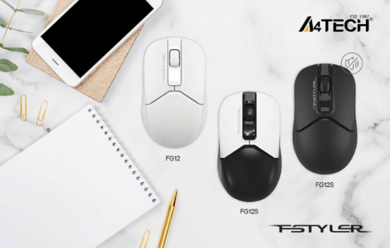 Обновление линейки Fstyler от A4Tech: мышь FG12 обзавелась новым цветом и бесшумной версией FG12S