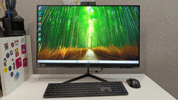 Моноблок Acer Aspire C27-2G. 27 дюймов на столе и никаких проводов